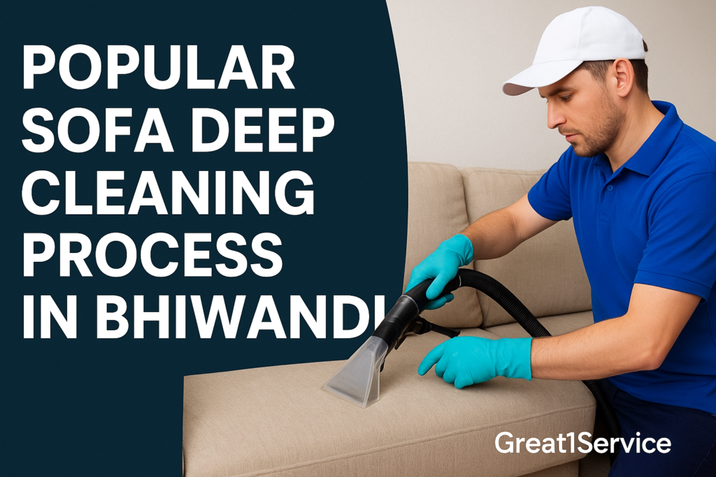 Sofa deep cleaning in Bhiwandi  | Great1Service.com