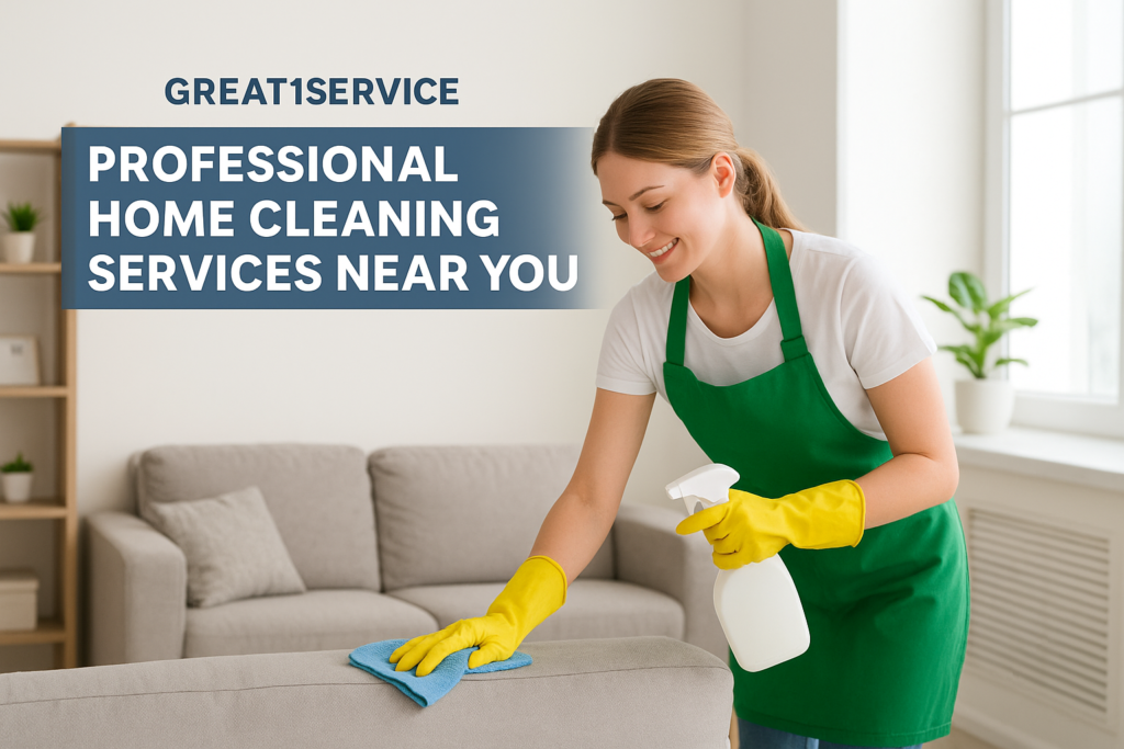 Great1Service – Best Home Cleaning Services Near You